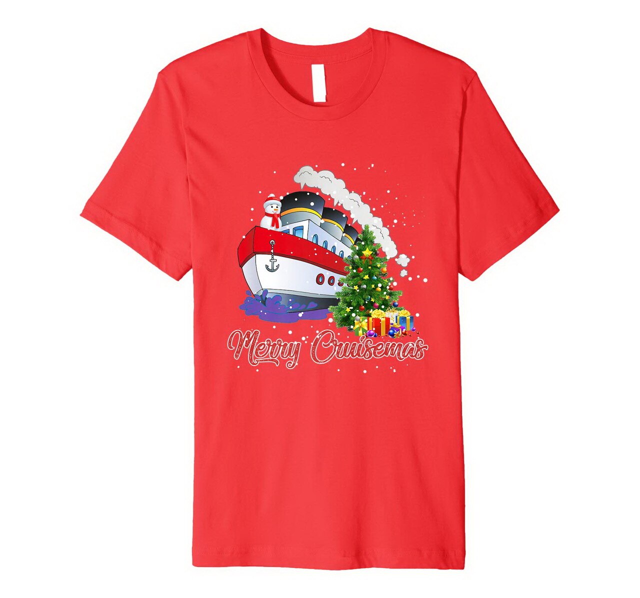 Merry Cruisemas Family Cruise Christmas Pajamas Funny Gifts Premium T-Shirt