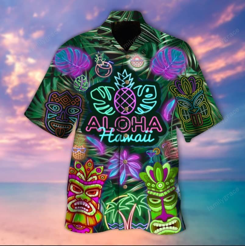 Aloha Hawaii Tiki Unisex Hawaiian Shirt Ty295900