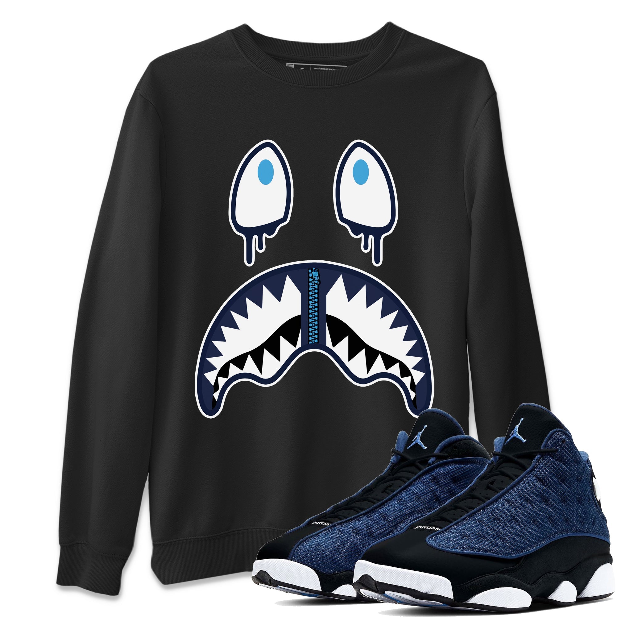 Shark Face Sweatshirt – Air Jordan 13 Brave Blue