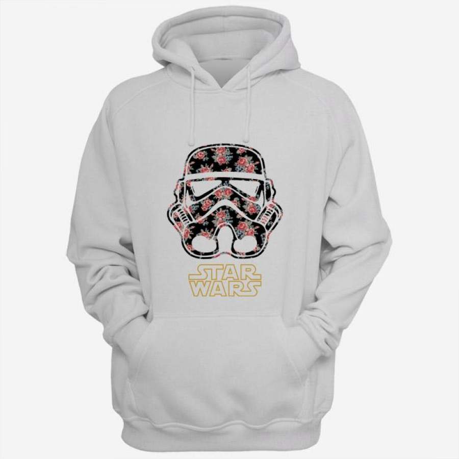 Floral Flower Stormtrooper Star Wars Men Hoodies | Teesmarvel