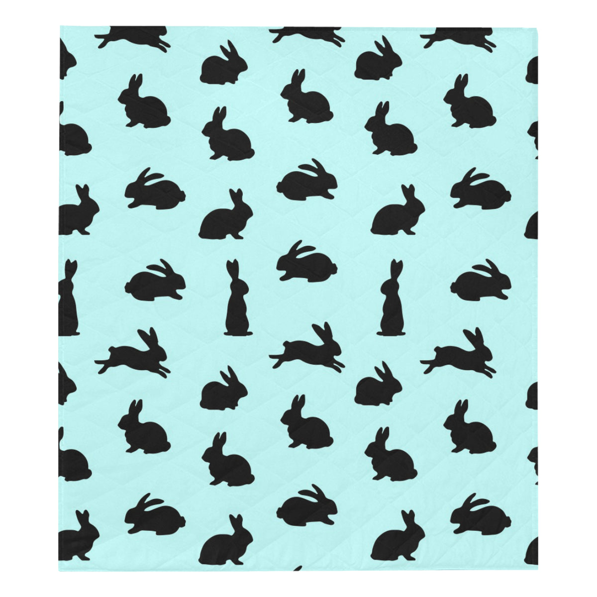 Rabbit Pattern Print Design Rb010 Premium Quilt