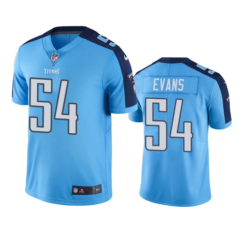 Tennessee Titans Rashaan Evans Light Blue Nike Color Rush Limited Jersey