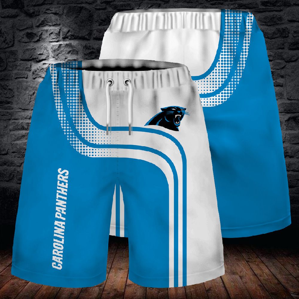 Carolina Panthers 3D Digital Printing Fashion Sports Shorts