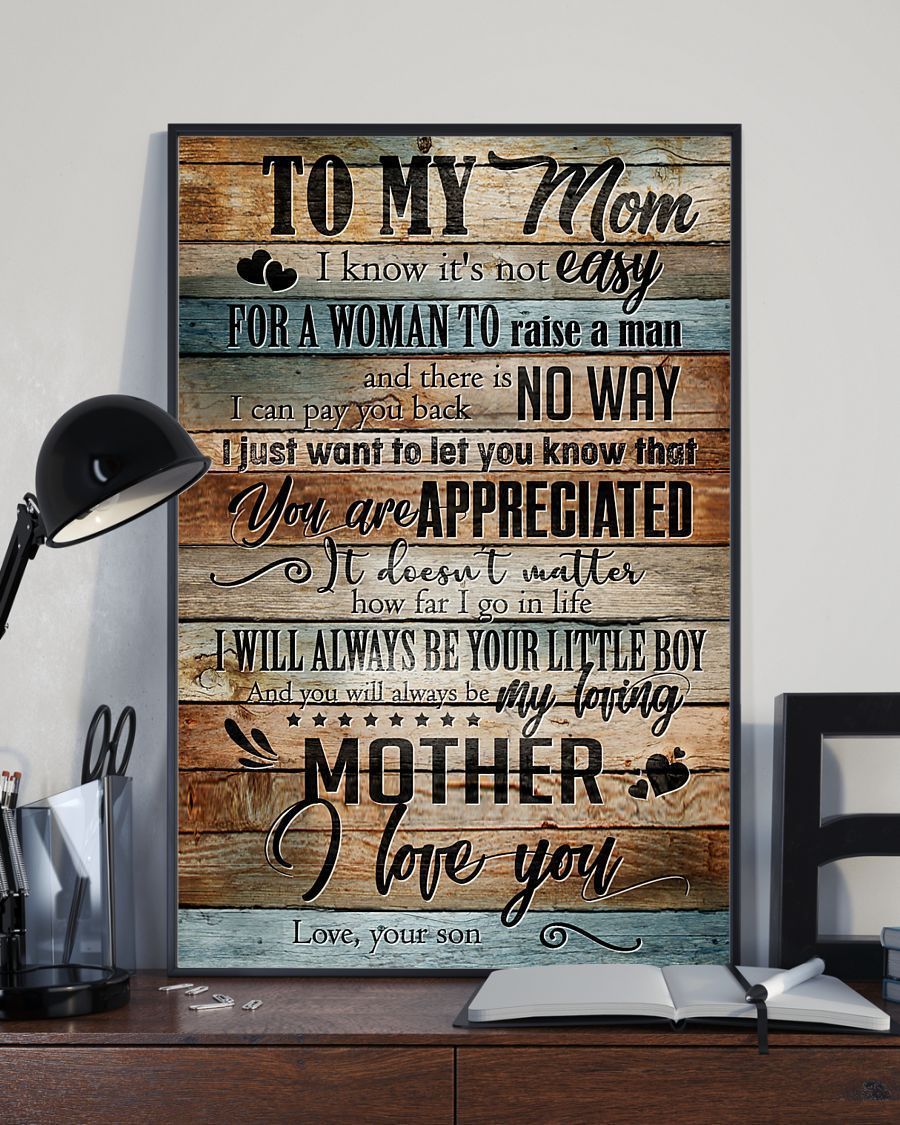 Family Son Gift For Mom With Wonderful Message I'll Always Be Your ...