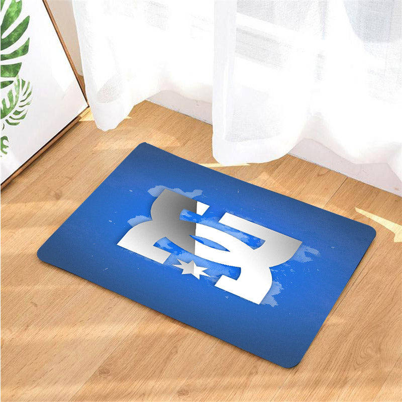 blue dcshoecousa logo doormats