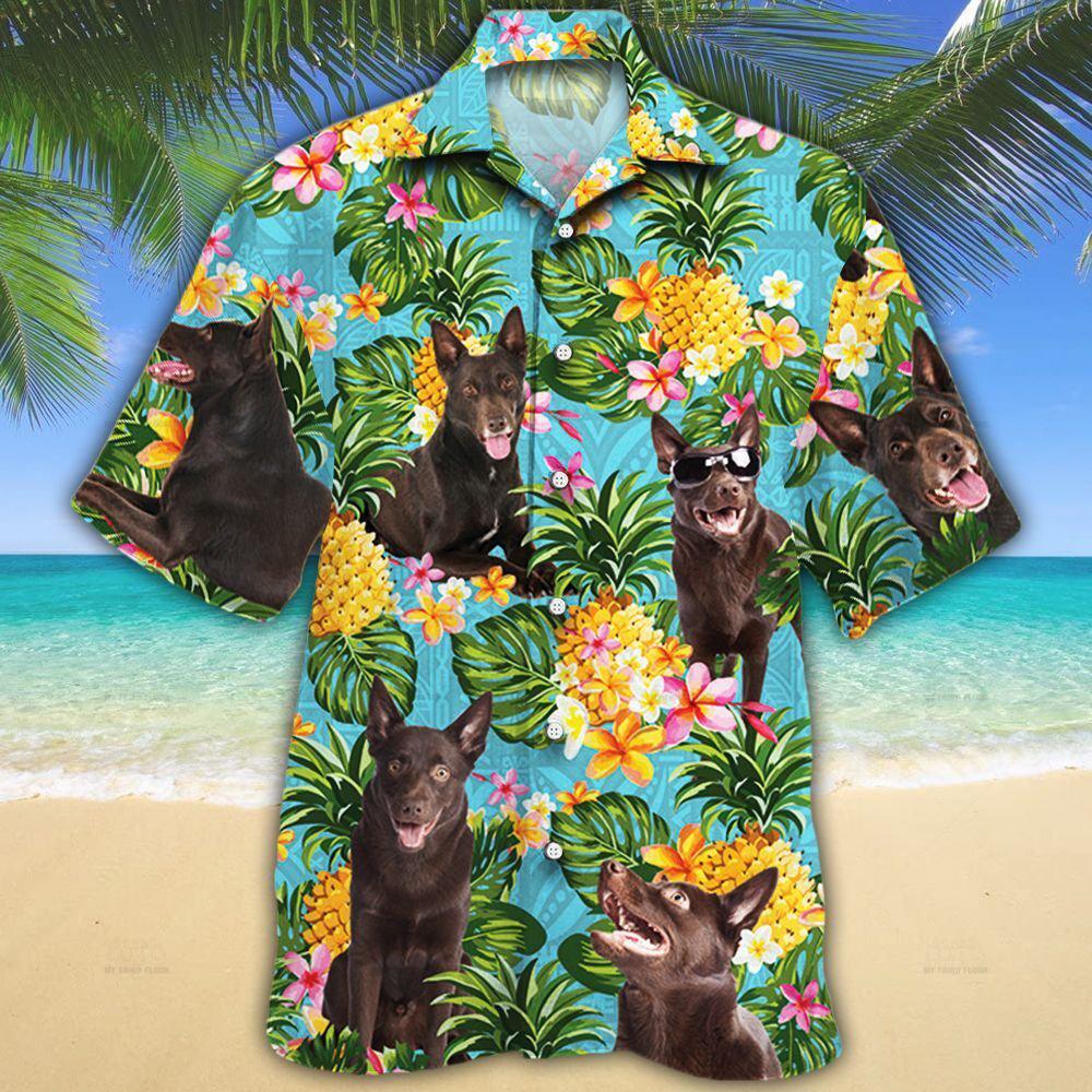 Australian Kelpie Dog Lovers Pineapple Aloha Hawaii Shirts For Men Women Ha66666