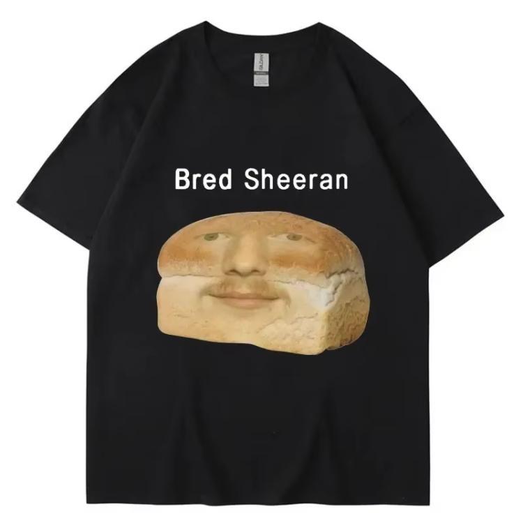 Funny Ed Sheeran Meme Print T Shirts Sweater and Hoodie, Men Women Humor Creativity Short Sleeve.