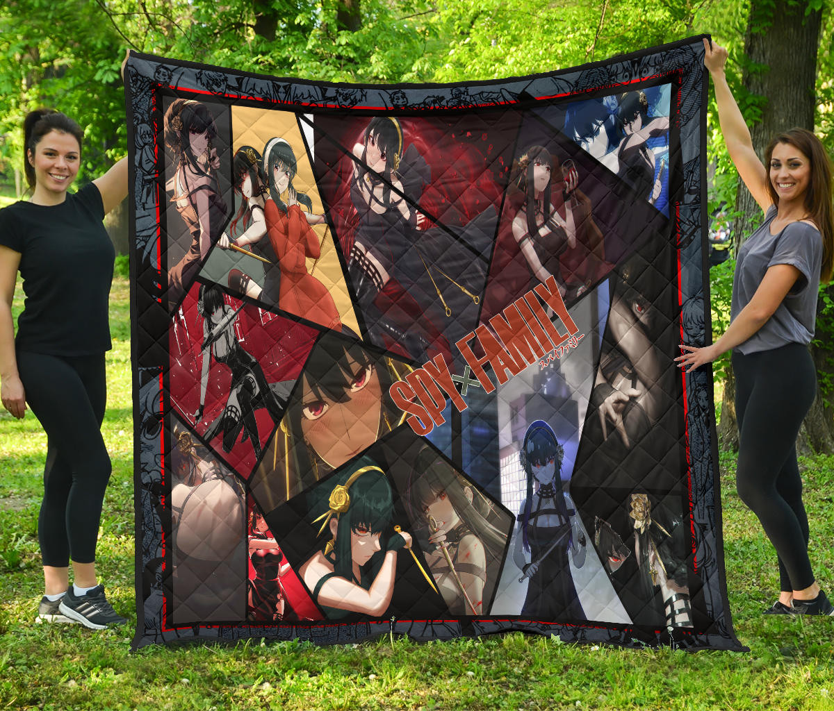 Yor Forger Spy X Family Premium Quilt Blanket Anime Home Decor Custom For Fans Na042701