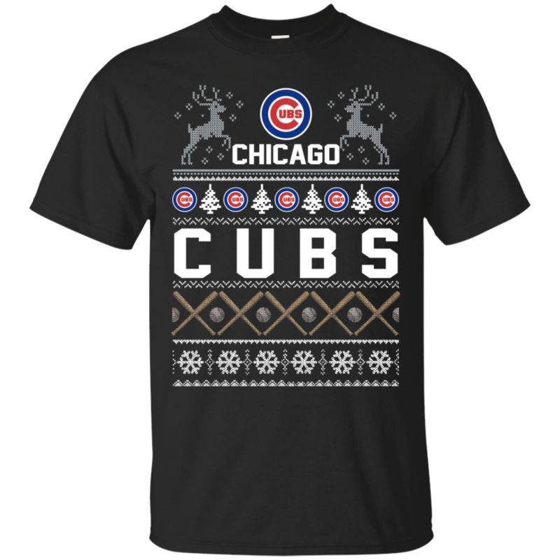 Buy Chicago Cubs Ugly Christmas T Shirt