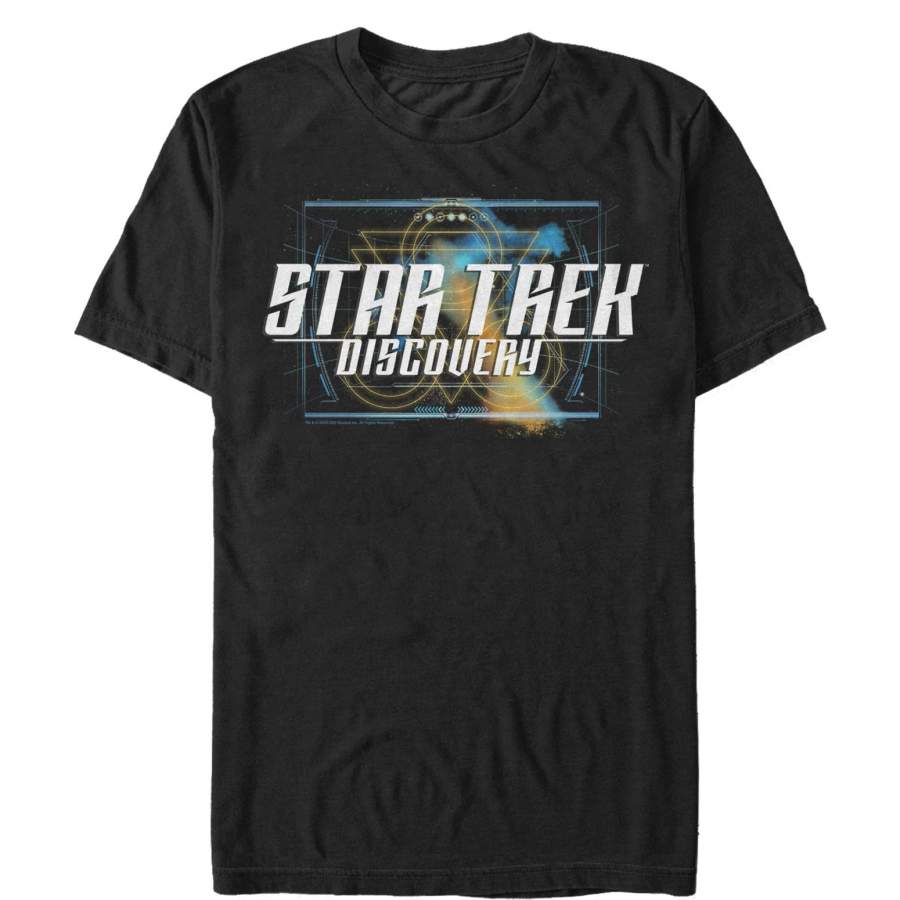 Star Trek Men’s Discovery Retro Title  T Shirt