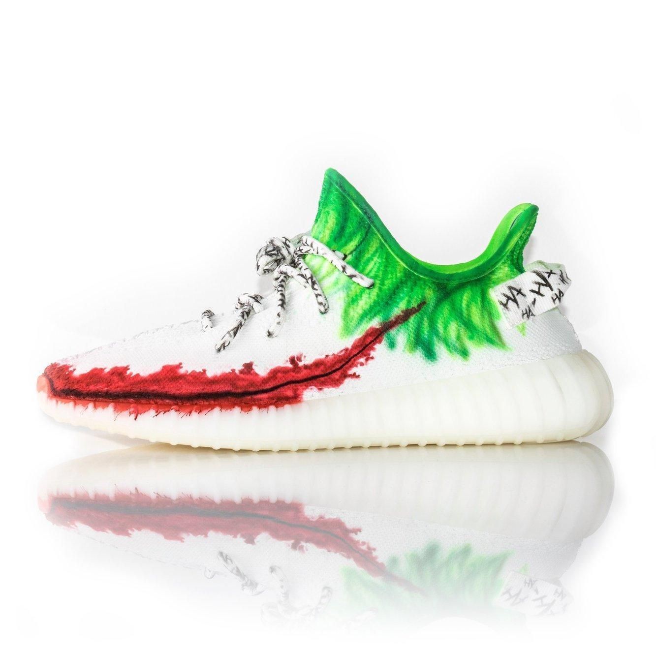 Joker Yeezy Custom Shoes 1