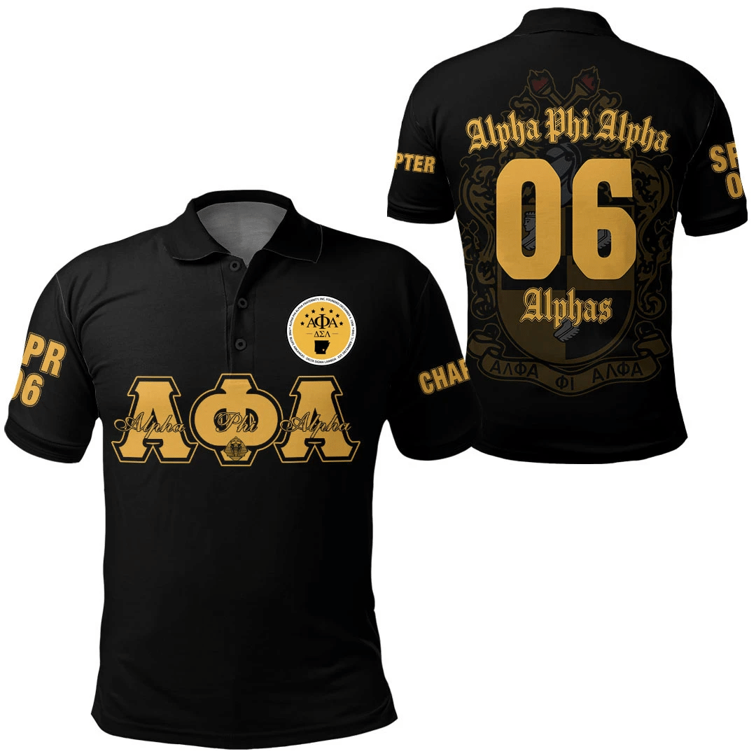 Africa Zone Polo Shirt – Alpha Phi Alpha Delta Zeta Lambda Polo Shirt A7