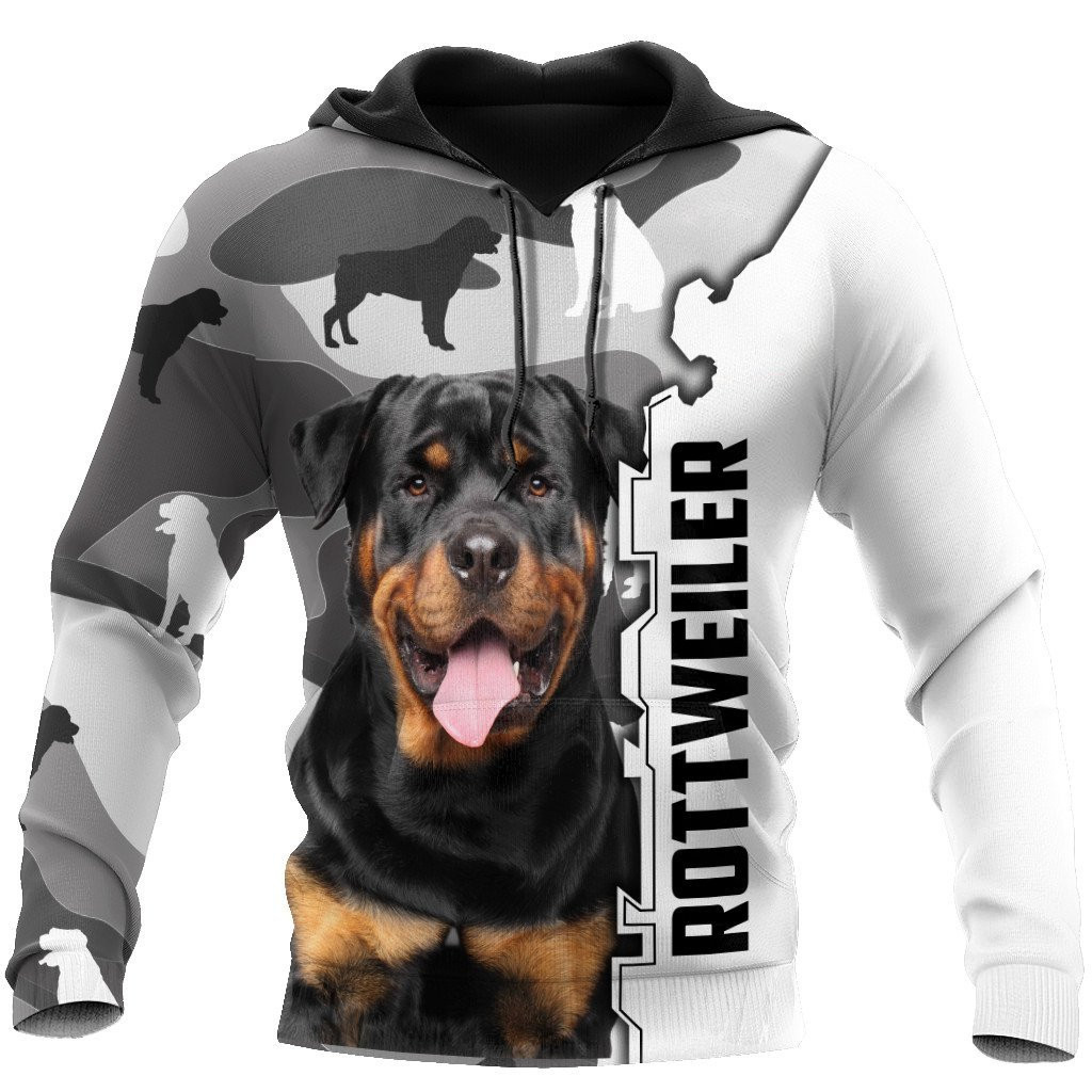 Rottweiler Dog 3D All Over Printed Shirt & Short For Men And Women Pl