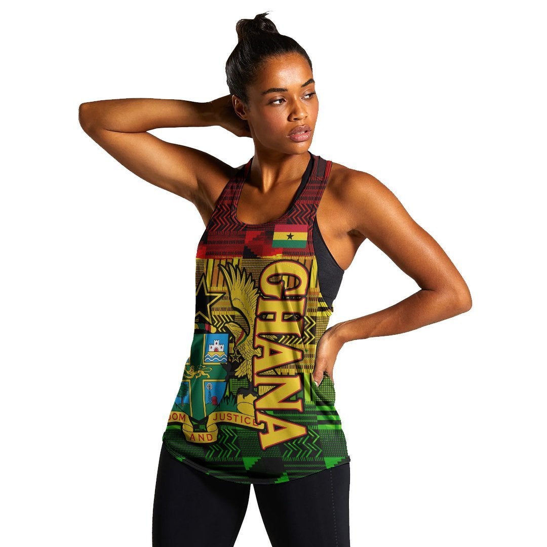 African Tank Top – Ghana Kente Women’S Tank