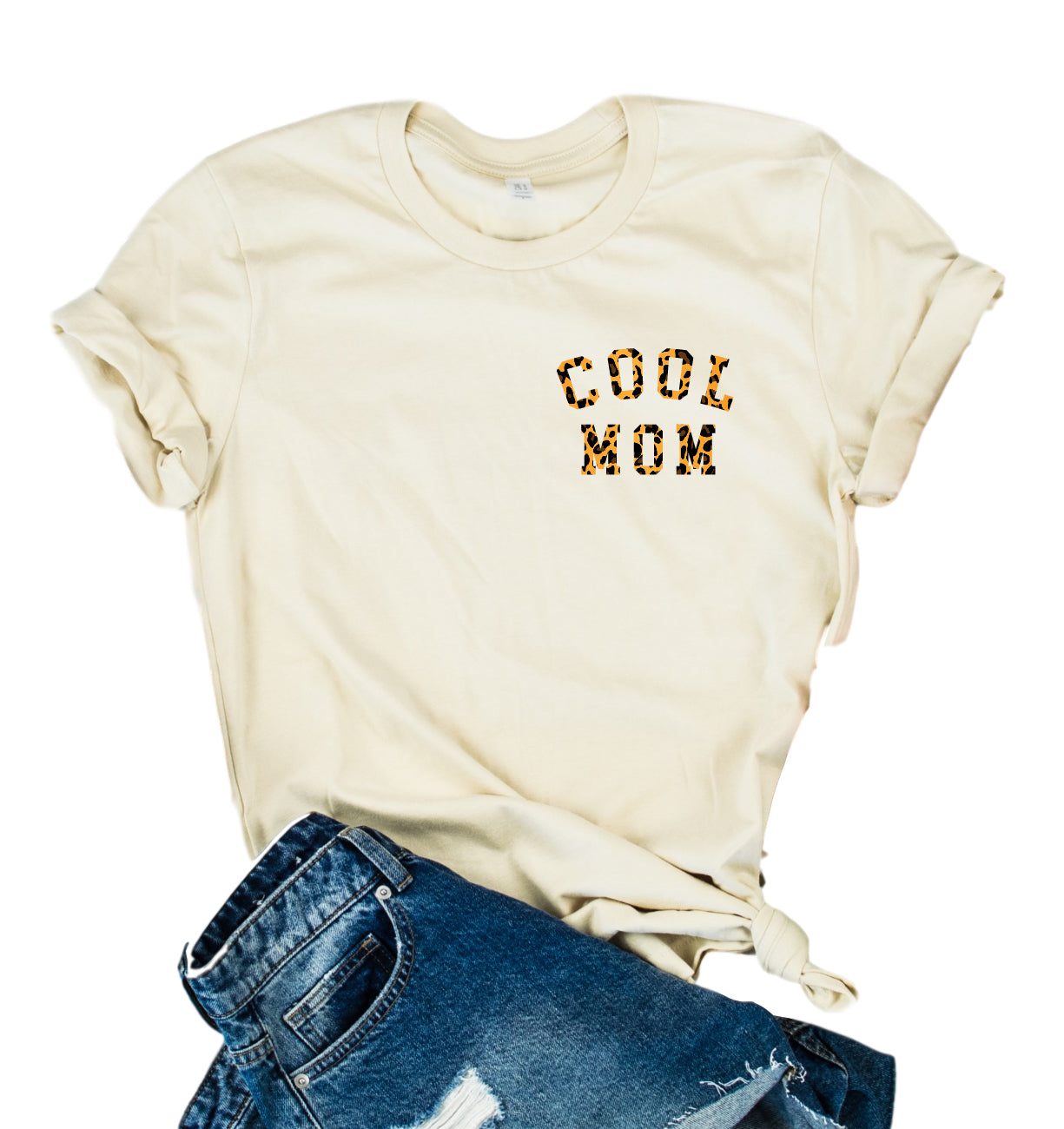 Cool Mom Leopard Shirt | Unisex Crew