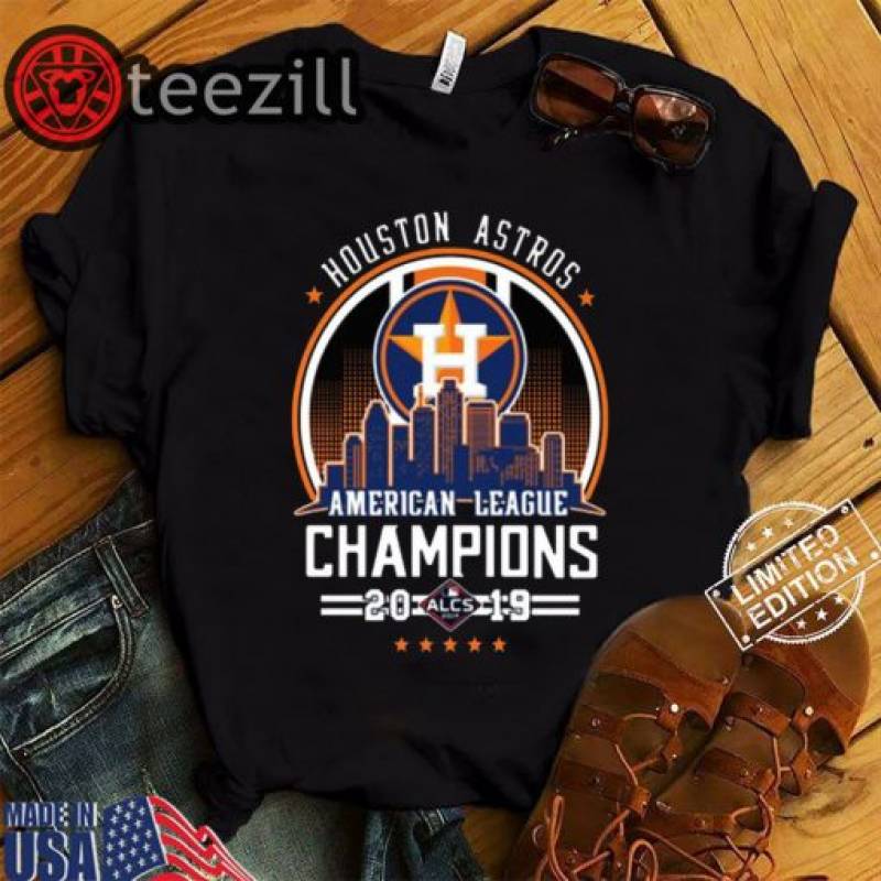 Houston Astros city American League Champions 2019 Tshirts