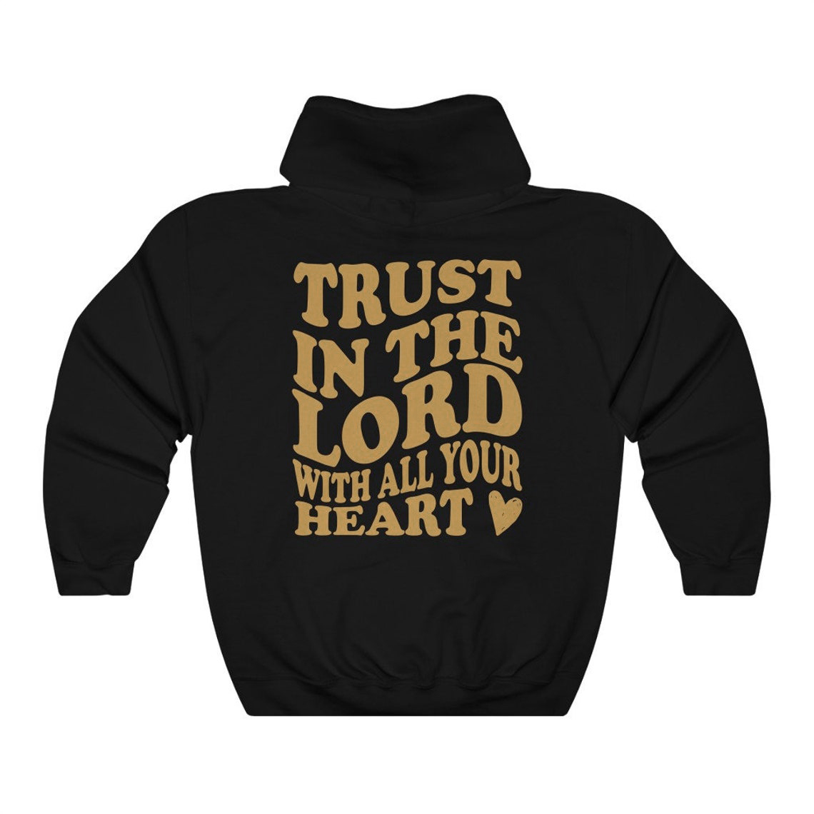 Trust in the Lord with all your heart Hoodie religious Women Long Sleeve jumper christian Hoody alx