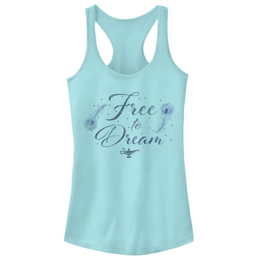 Aladdin Junior’s Free to Dream Feather  Racerback Tank