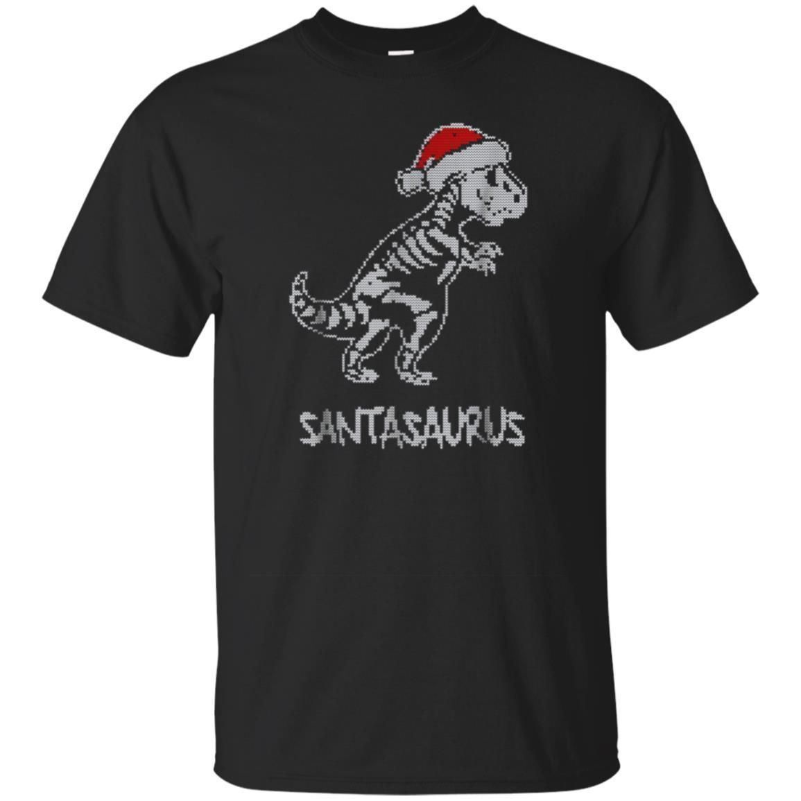 Buy Santasaurus Funny T-Rex Dinosaur Christmas Gift T-Shirt