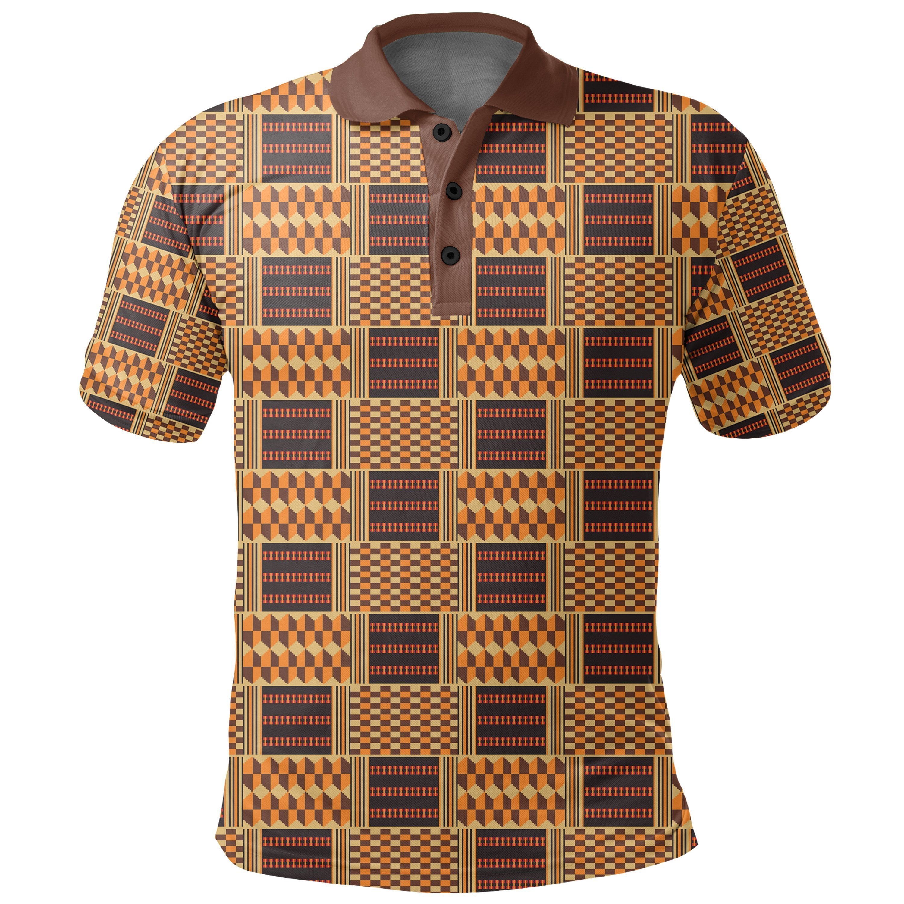 Kente Bonwire Style Polo Shirt