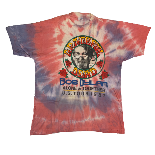 Vintage Grateful Dead Bob Dylan “Alone & Together” Tour T-Shirt