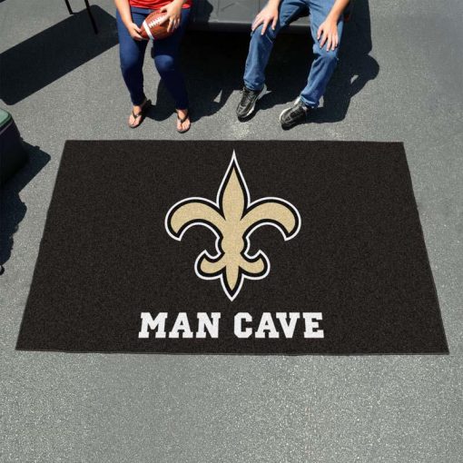 New Orleans Saints Man Cave Ultimat Logo Custom Area Rug Carpet Full Sizes Home Living Rugs Carpet Decor