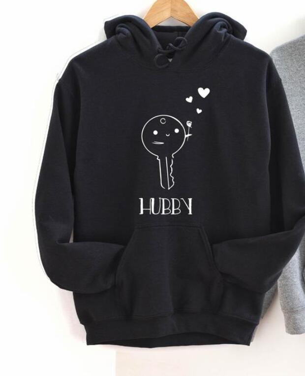 2021 Letter Printing Sweatshirts O Neck Couple Lover Pullover Spring Autumn Women Men Hubby Wifey Black Hoodies Drop Shipping alx