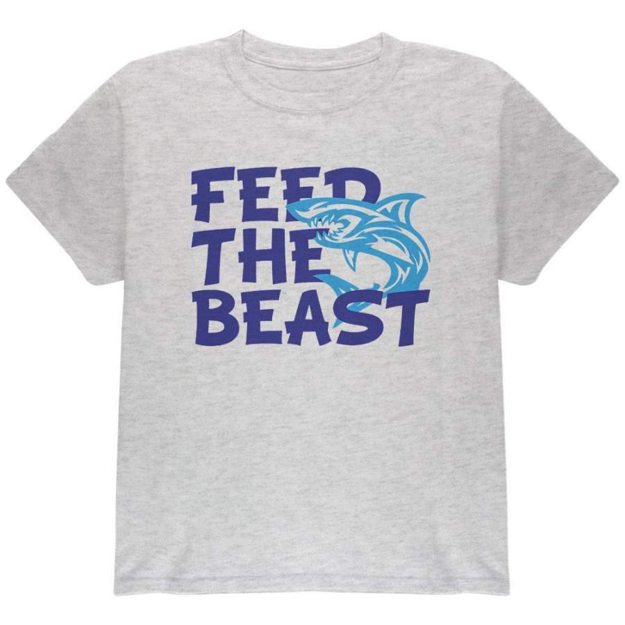 Shark Sharks Feed the Beast Youth T Shirt