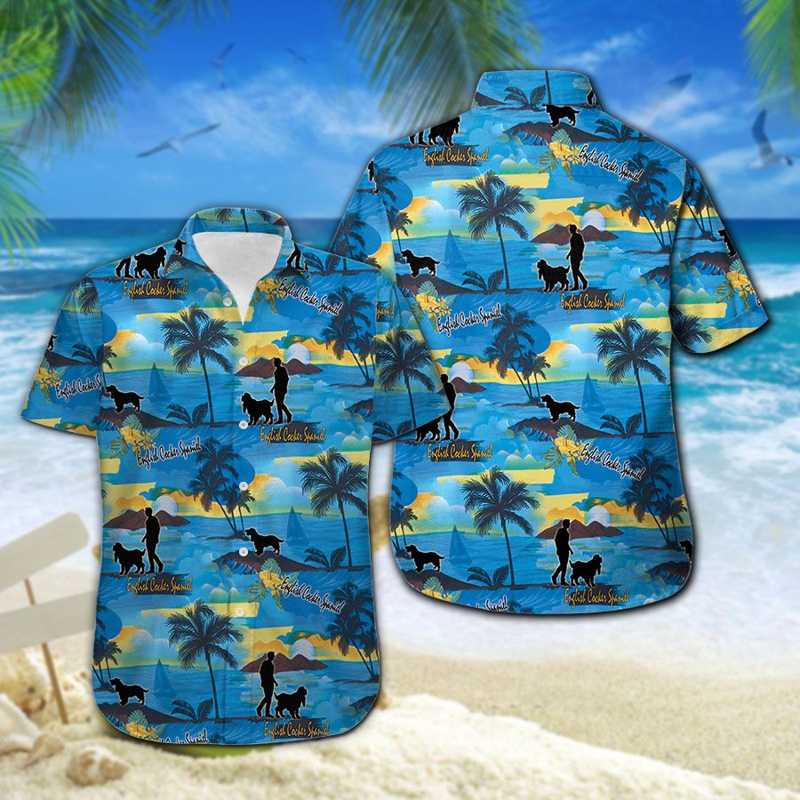 English Cocker Spaniel Hawaiian Shirt 211 ND4706