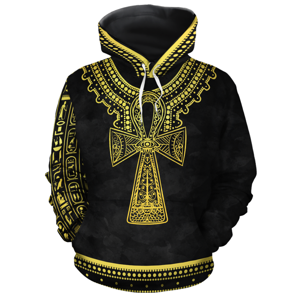 Greek Life Hoodie – Printed Dashiki Ankh 2 Hoodie