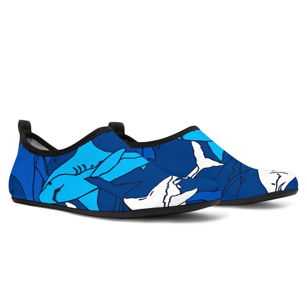 Shark Color Pattern Aqua Water Shoes