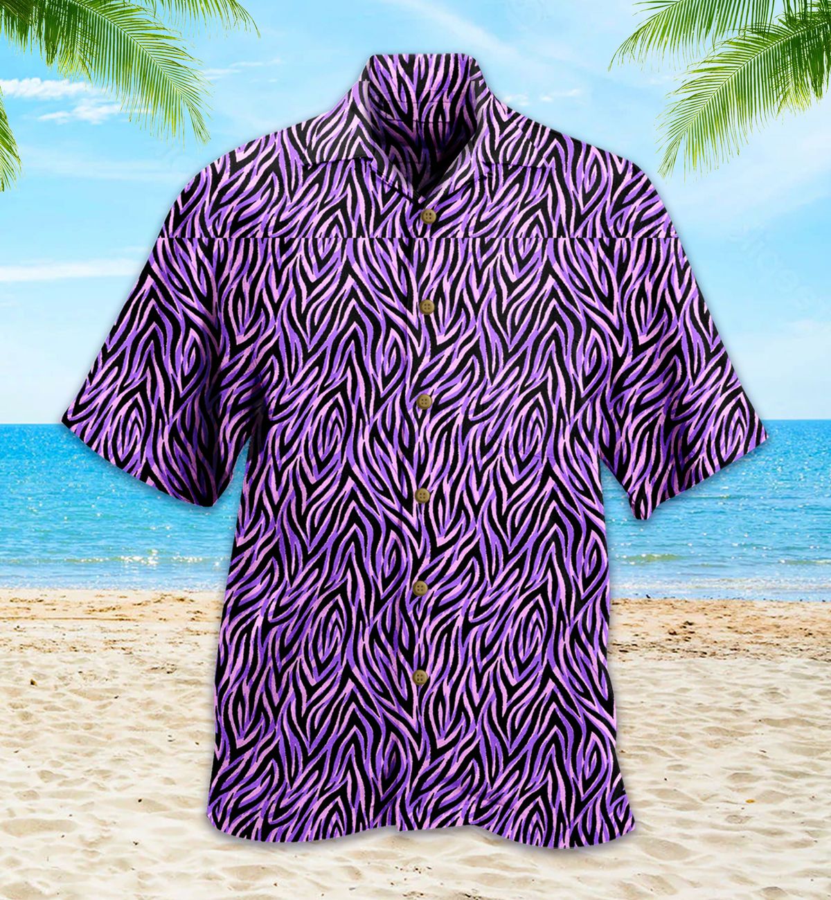 Purple Zebra Hawaii Shirt 13 Ha52978