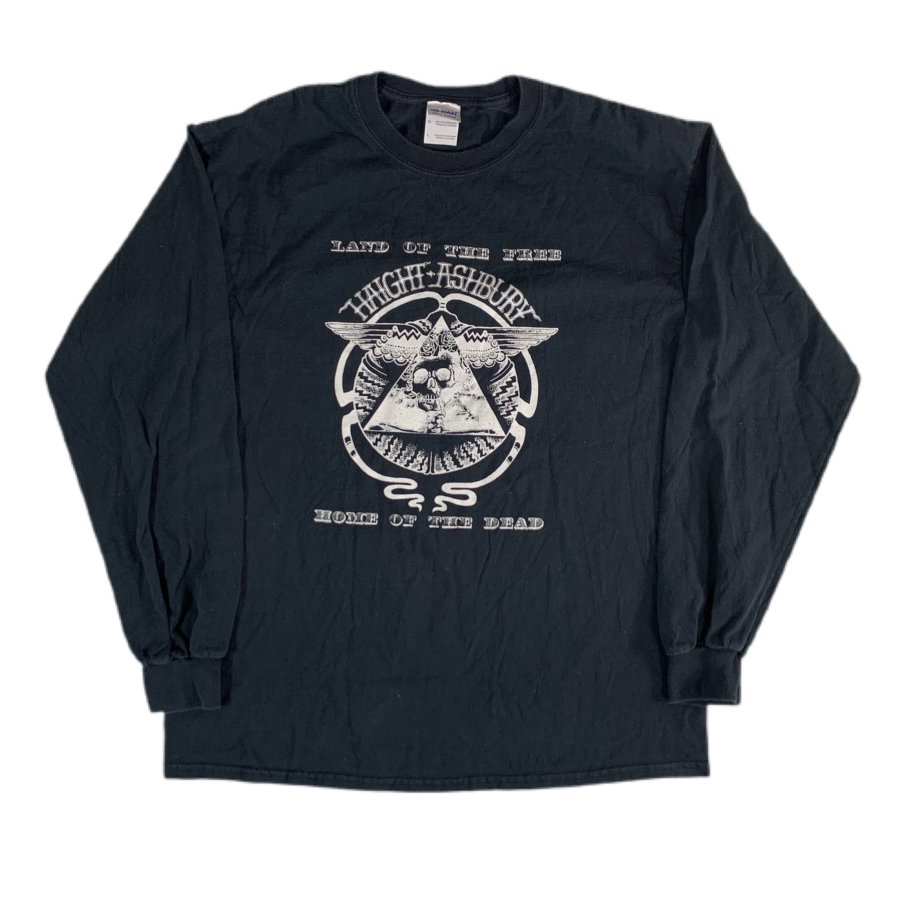 Vintage Grateful Dead Haight-Ashbury “Land Of The Free Home Of The Dead” Long Sleeve Shirt