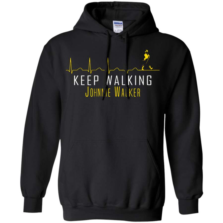 AGR Keep Walking Johnnie Walker In My Heartbeat Hoodie