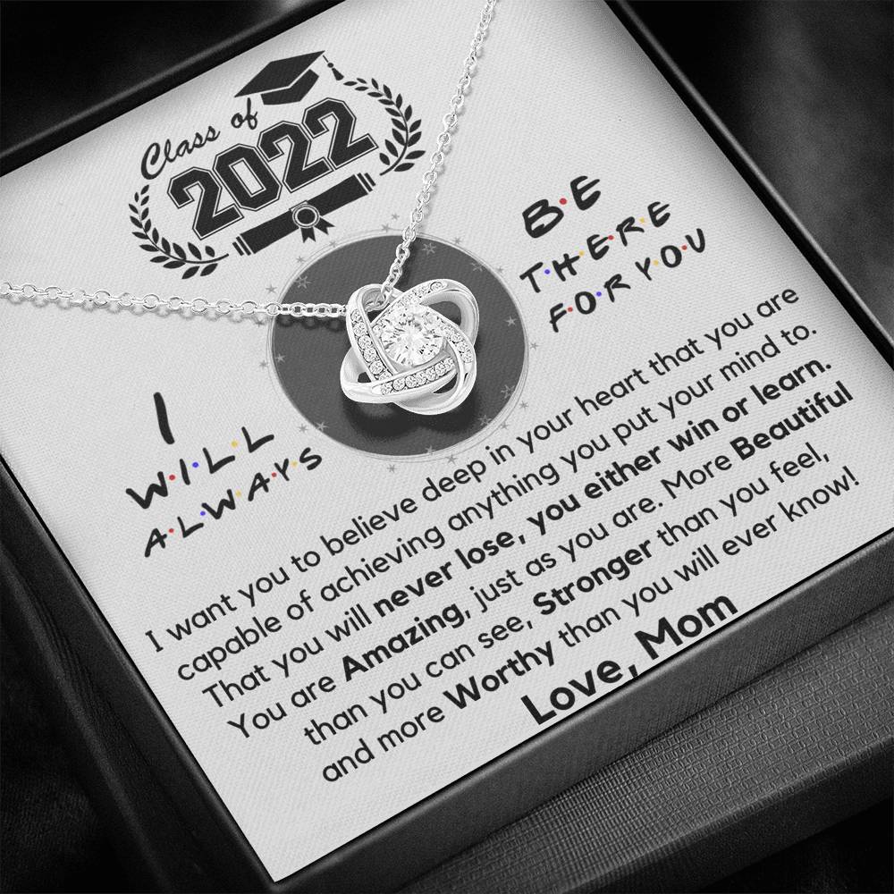 Class Of 2022 – Graduation Necklace Gift From Mom, Graduation 2022 Gift, Gift For Him Her, Best Necklace Gift