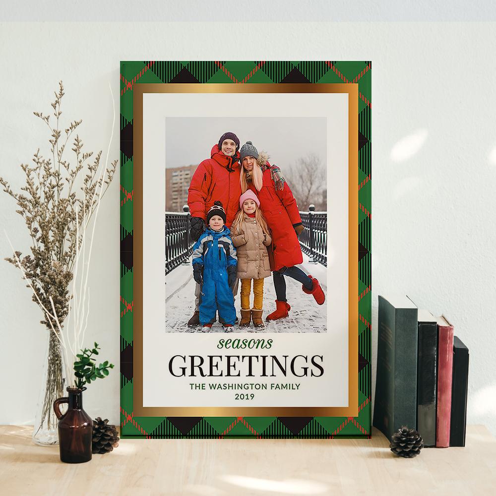 ViticStore™ Joy Of The World, Personalize Picture – Christmas canvas for decor, family gift, home decor, christmas gift