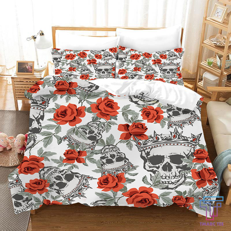 Fanaijia 3D Flower Skull L Bedding