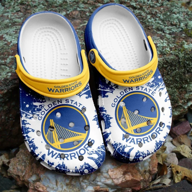 Golden State Warriors Basketball Club Crocband Comfortable Crocs Clogs Shoes For Men Women