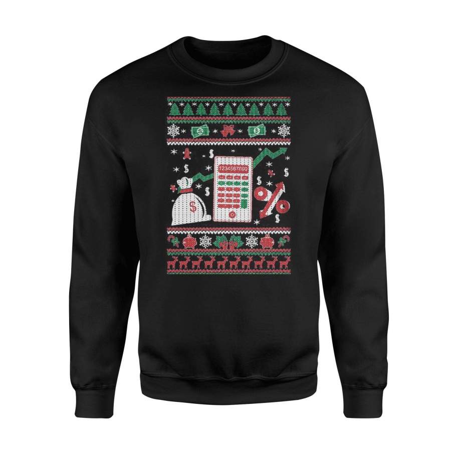 Accountant Ugly Christmas Sweatshirt