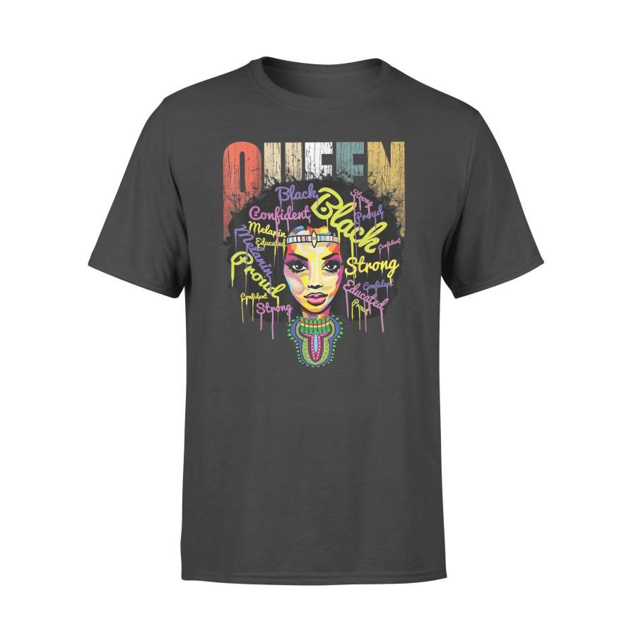 African Queen Shirts For Women – Educated Black Girl Magic – Standard T-shirt
