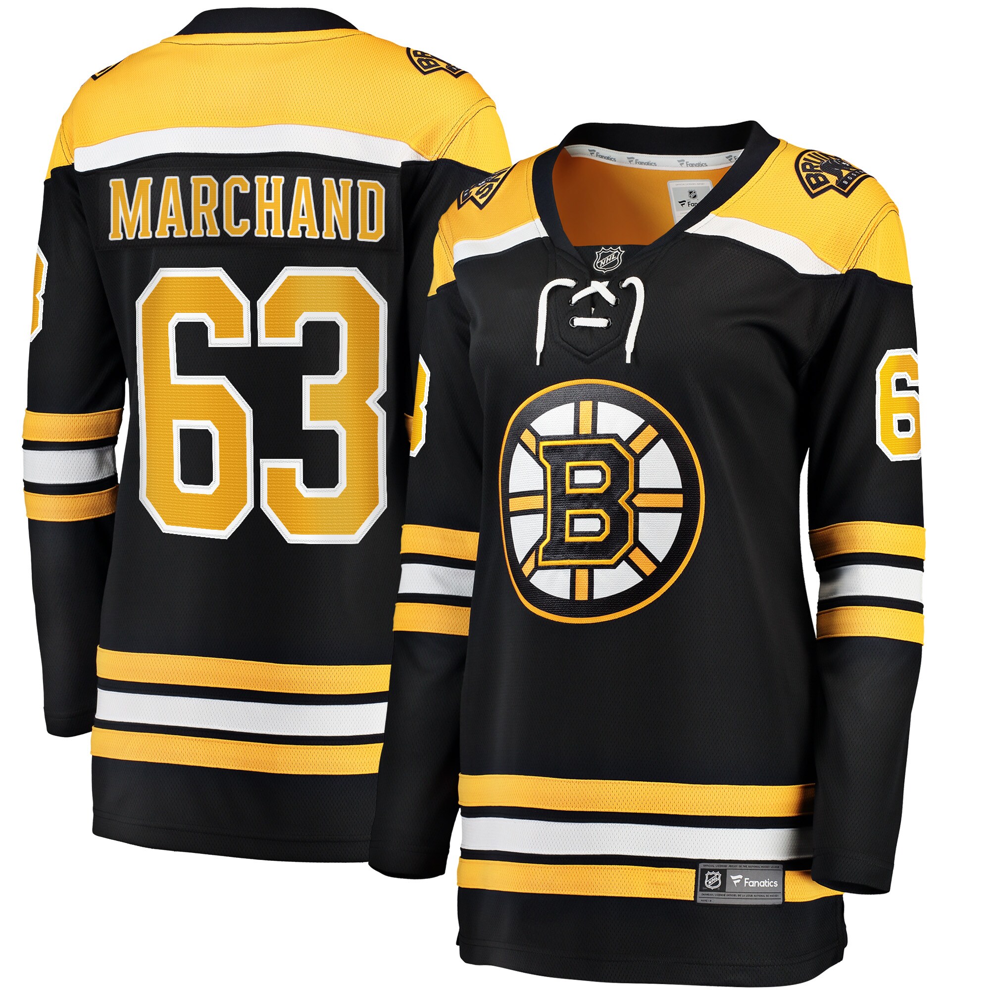 Women's Boston Bruins Brad Marchand Black Home Breakaway Jersey