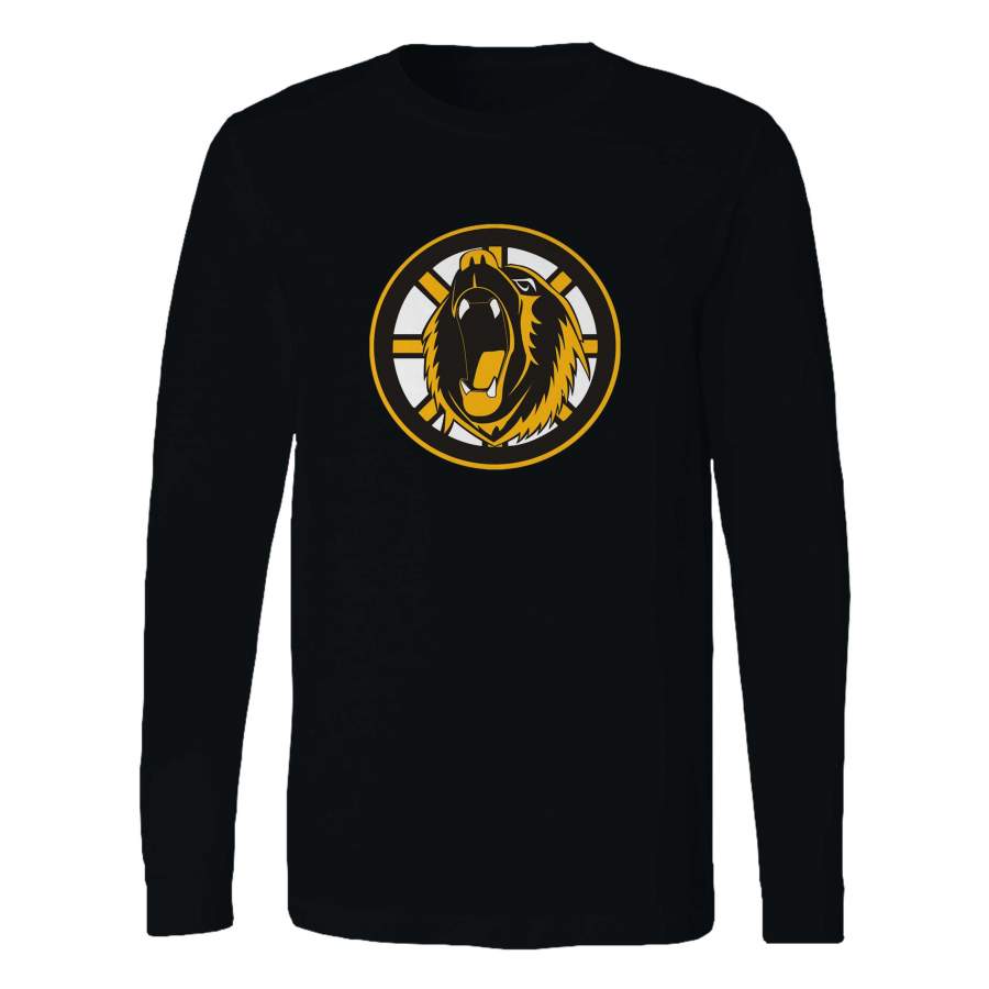 Boston Bruins Head Long Sleeve T-Shirt