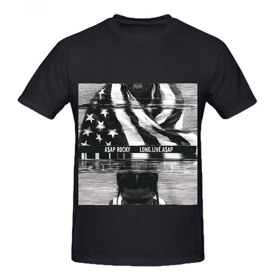 A$Ap Rocky Long.Live.A$Ap Rock Mens Crew Neck Slim Fit Tee Shirts Cheap Summer Fashion Short Sleeved T-Shirt