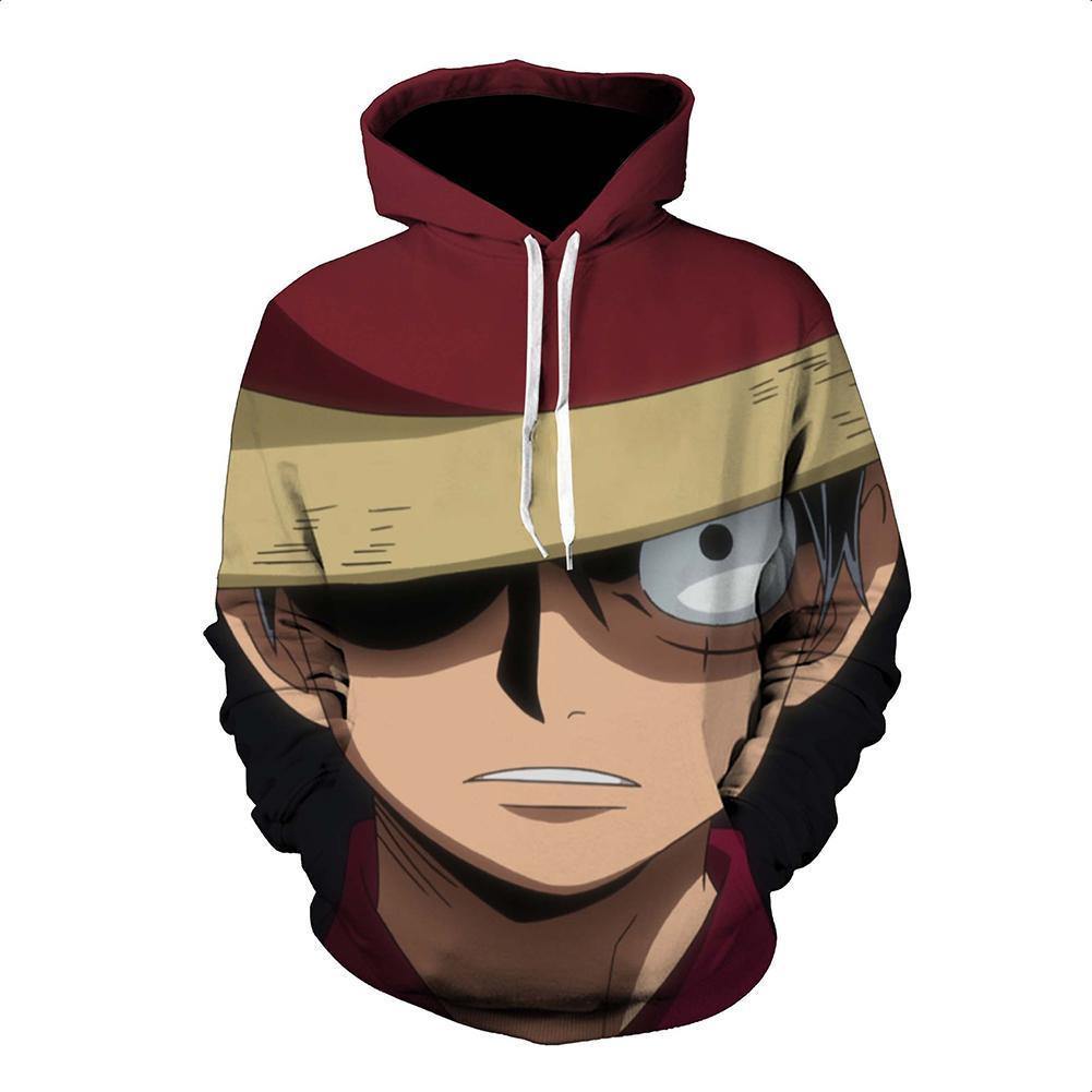 One Piece Hoodie – Monkey D. Luffy Pullover Hoodie Csso011