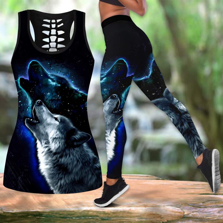 Wolf legging + hollow tank combo HAC060402