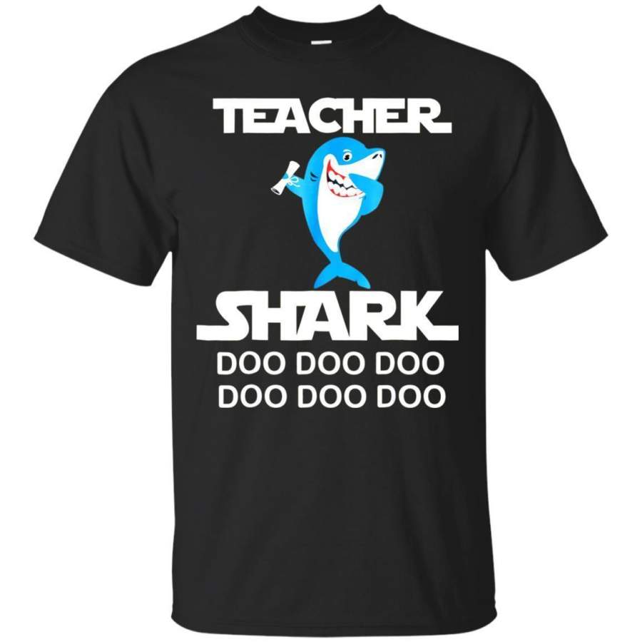 AGR Awesome Teacher Gifts T Shirt Funny Shark Lover Jaq T-shirt