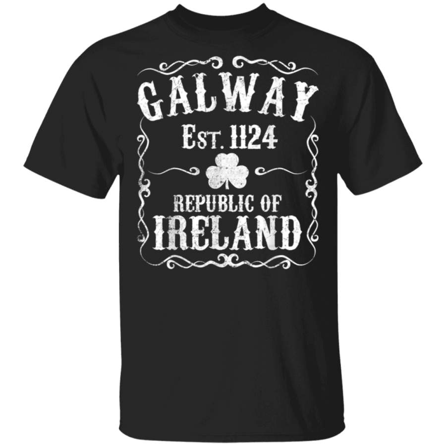 Galway Ireland Shirt Vintage St Patricks Day Irish Gift idea