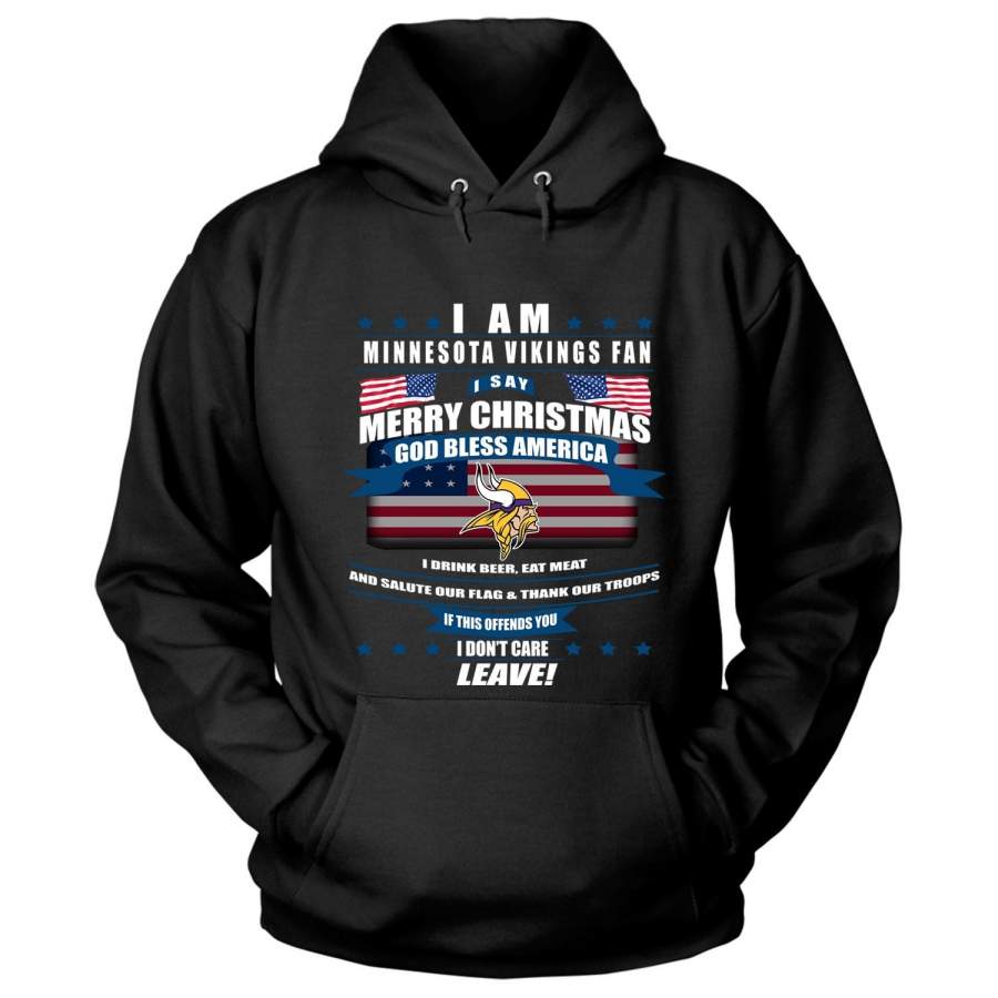 God Bless America T Shirt, Minnesota Vikings T Shirt – Hoodie