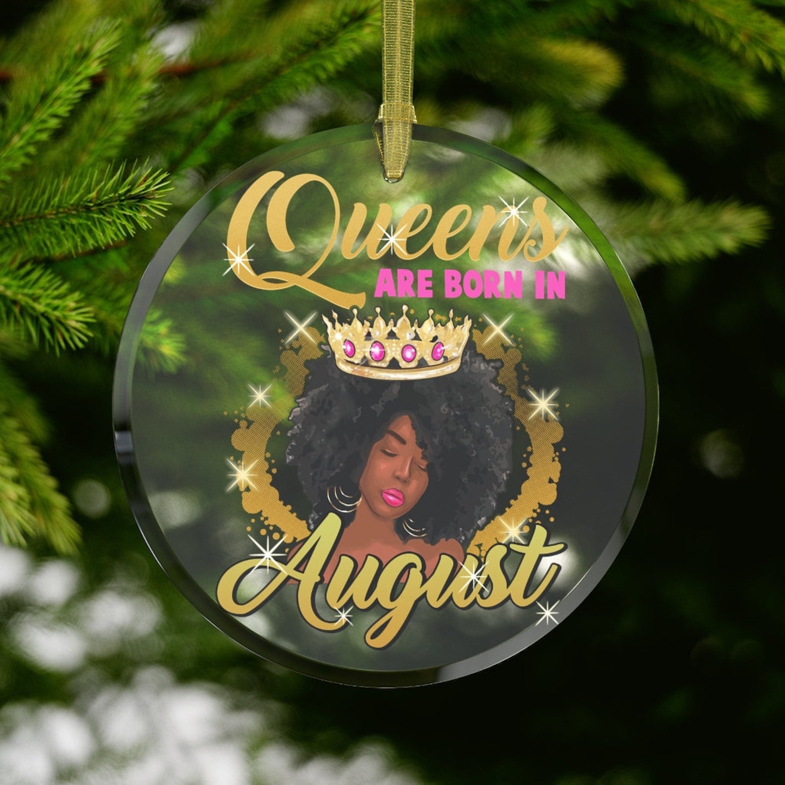 August Black Queen Birthday Black Girl Black Woman Gifts Black Women ...