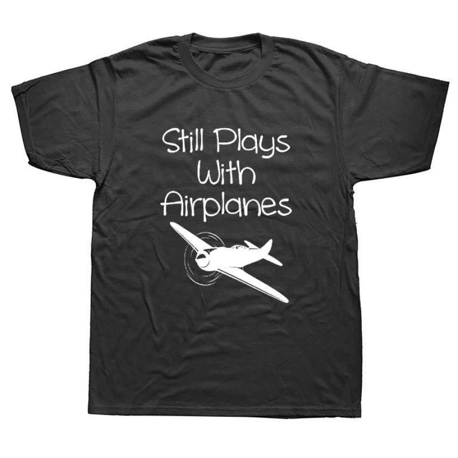 Still Plays With Airplanes Vintage T-Shirt